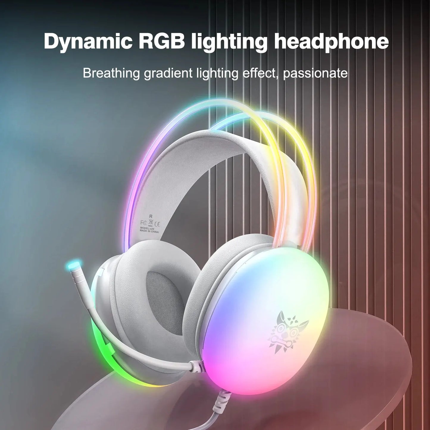 Gaming Headphones with RGB Lights