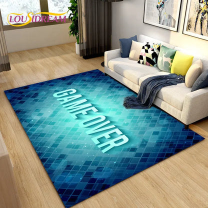 3D Cartoon Gamer Rug