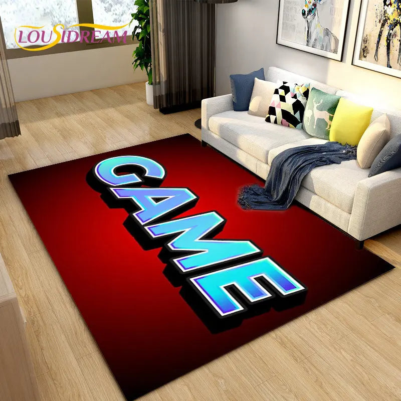 3D Cartoon Gamer Rug