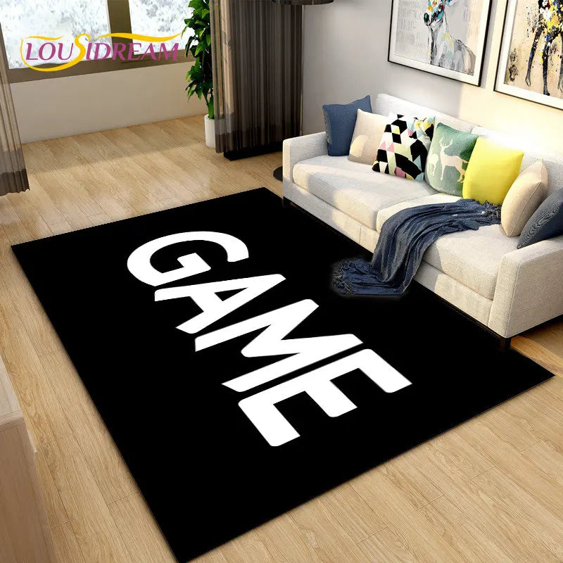 3D Cartoon Gamer Rug