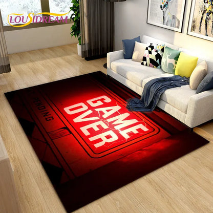 3D Cartoon Gamer Rug