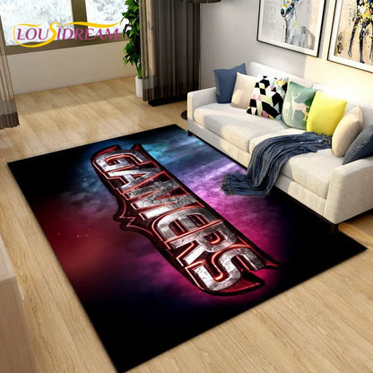 3D Cartoon Gamer Rug