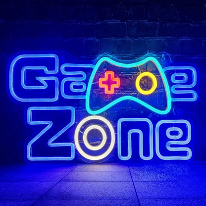 Gaming Zone Neon LED Sign