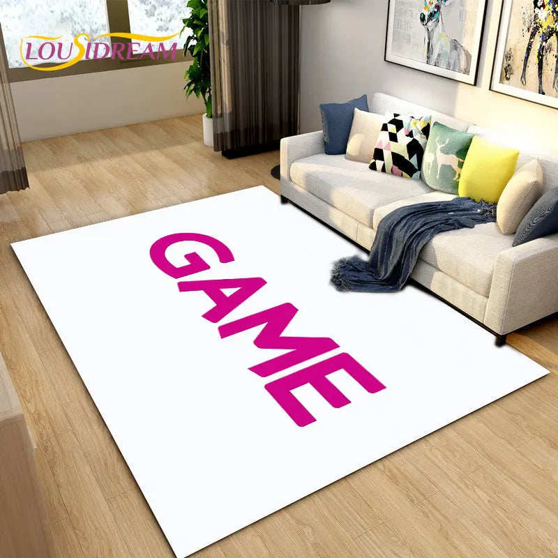 3D Cartoon Gamer Rug