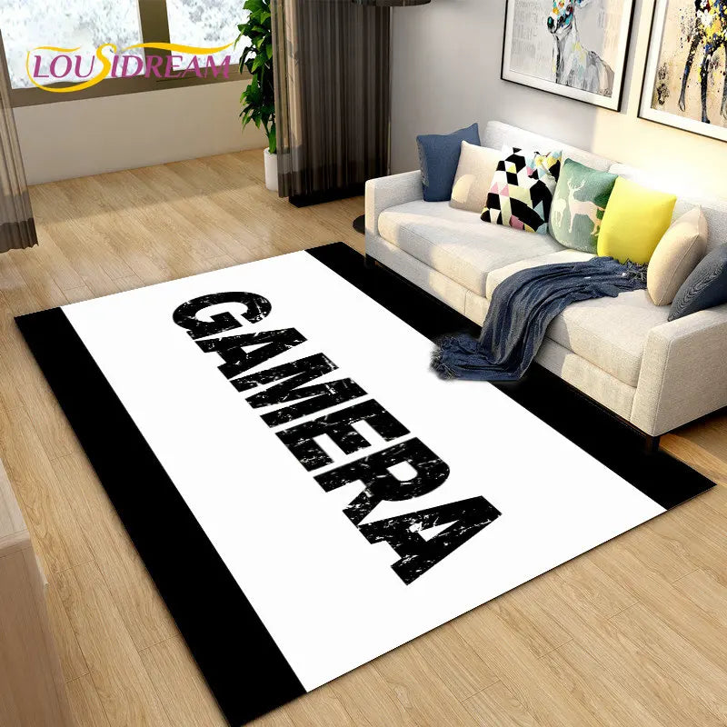 3D Cartoon Gamer Rug