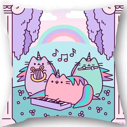 Kawaii Chubby Cat  Pillowcase