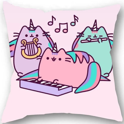 Kawaii Chubby Cat  Pillowcase