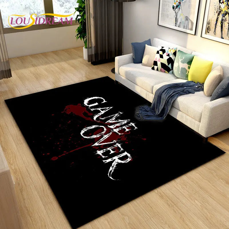 3D Cartoon Gamer Rug