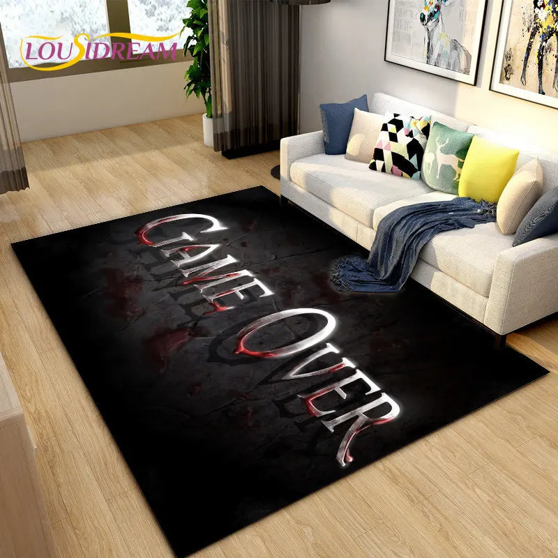 3D Cartoon Gamer Rug