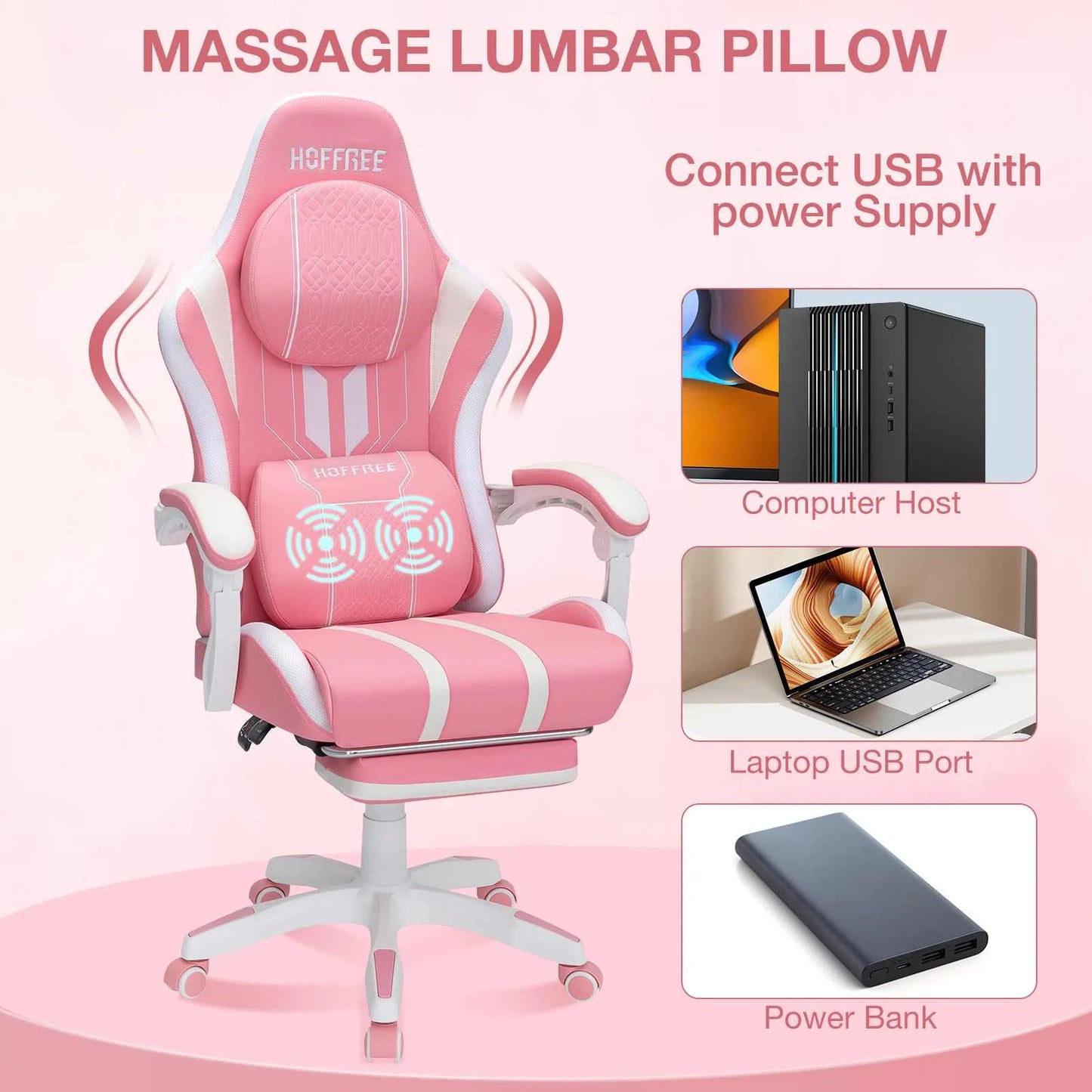 BLUETOOTH SPEAKER LED MASSAGE CHAIR