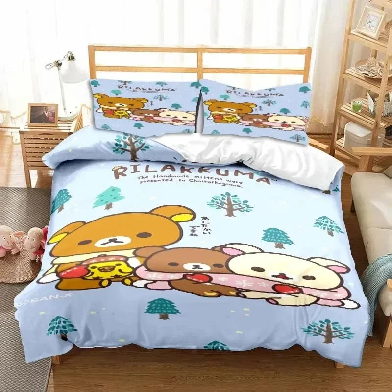 Rilakkuma Bear Duvet Set