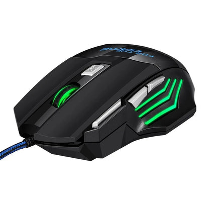 7 Button RGB Backlit Ergonomic Backlight Mouse