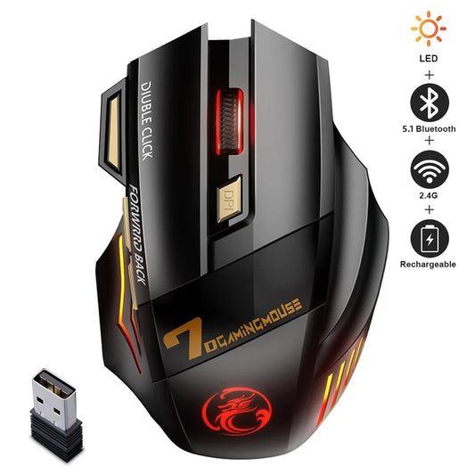 RGB Backlit Mice Silent Mouse