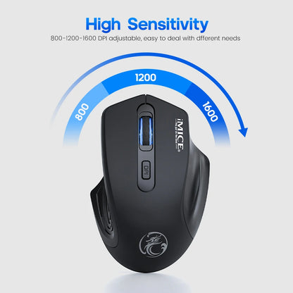 Silent Rechargeable Wireless Mouse