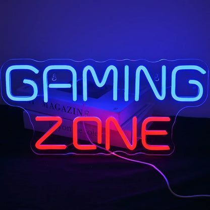 Gaming Zone Neon LED Sign