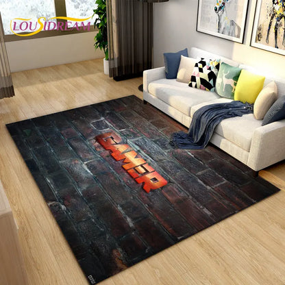 3D Cartoon Gamer Rug