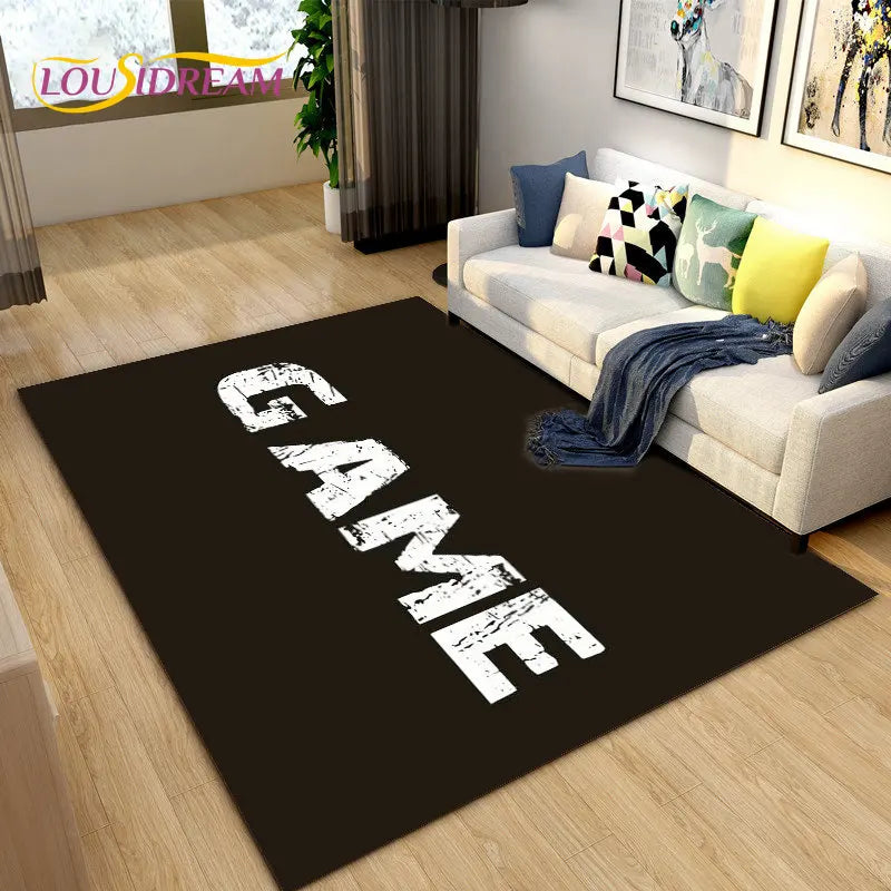 3D Cartoon Gamer Rug